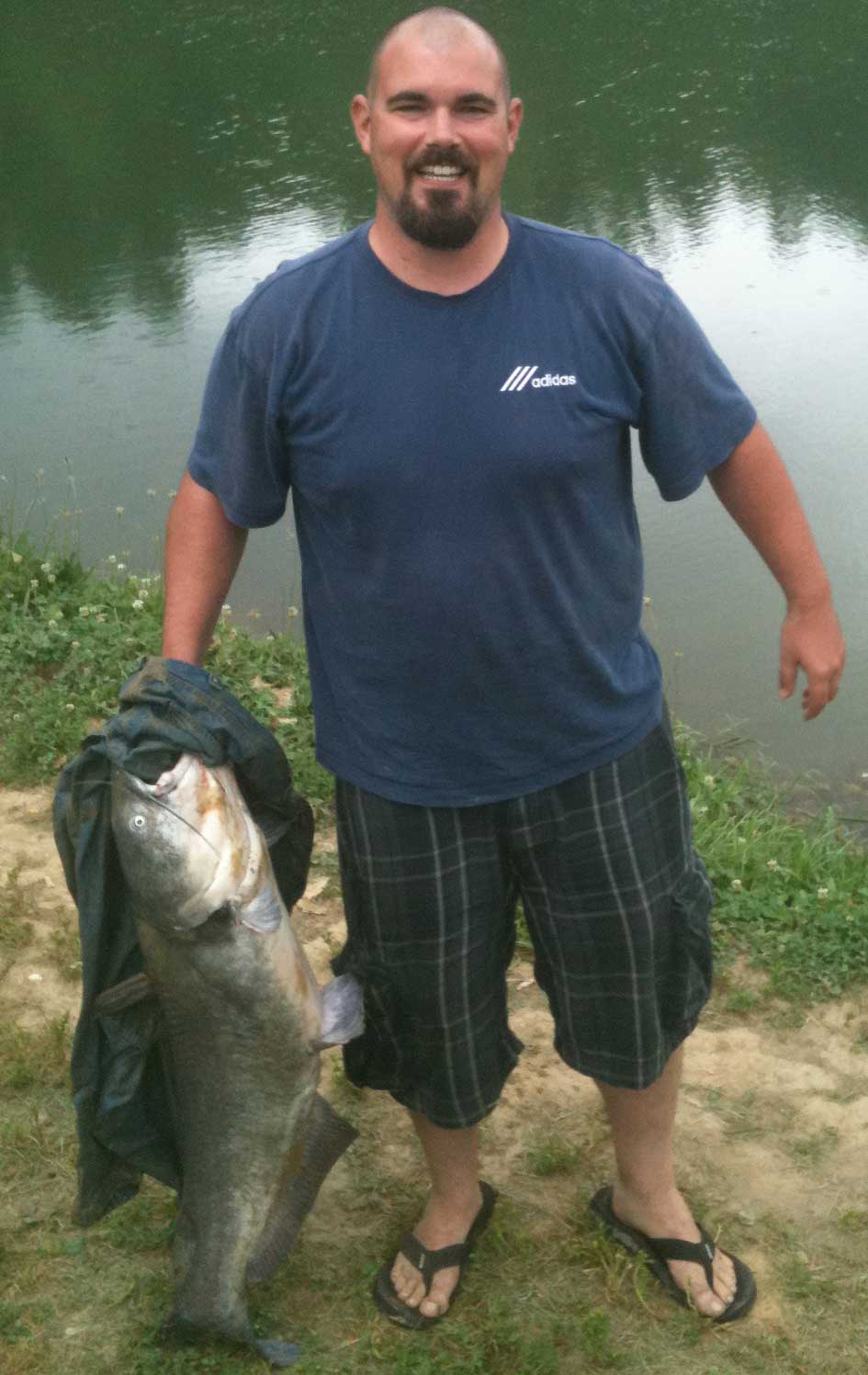 30lb Catfish caught at Eagle Lake